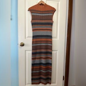 House of Harlow wool blend sleeveless maxi dress
